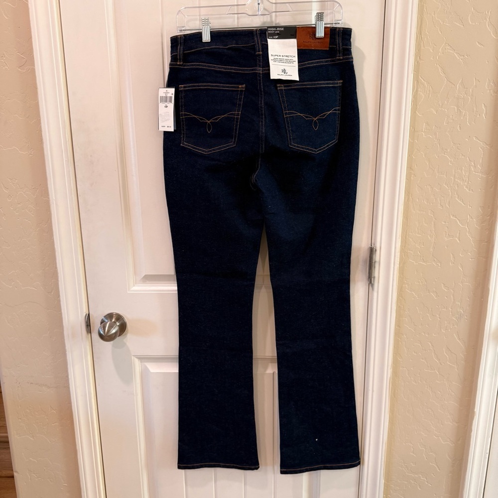 Ralph Lauren high rise Bootcut Jeans 10P - Picture 3 of 12